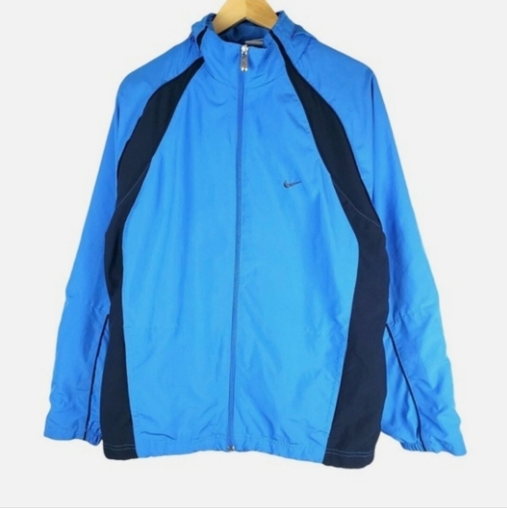 Nike full zip hidden hoodie windbreaker